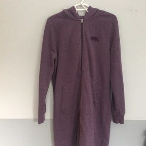 Purple Extra-Long full-zip sweatshirt from ROOTS